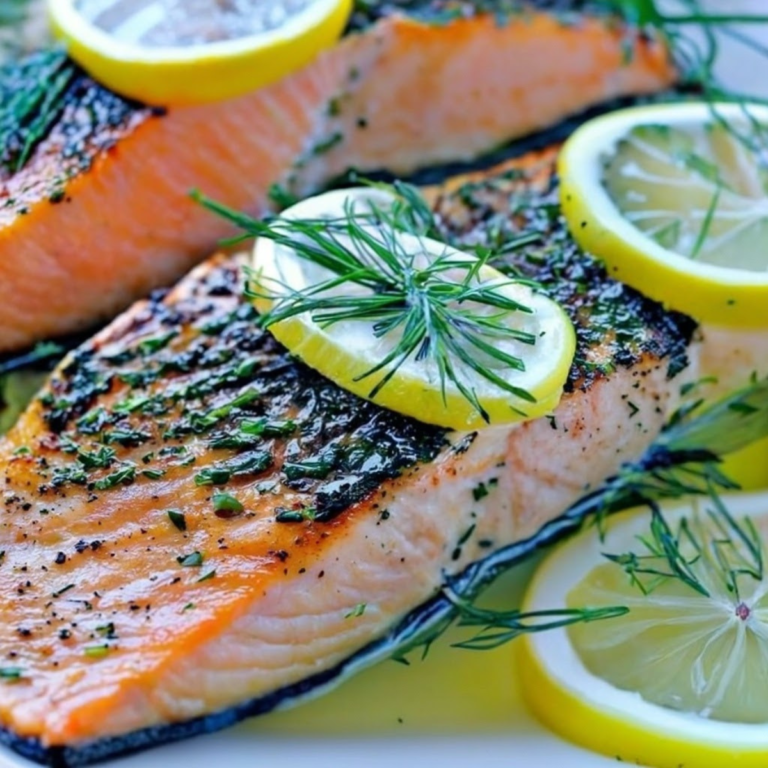Baked Salmon with Dill and Lemon