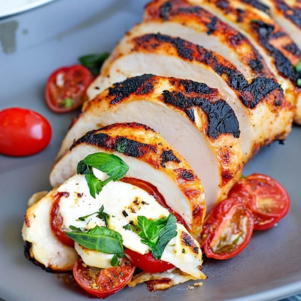 Caprese Stuffed Chicken