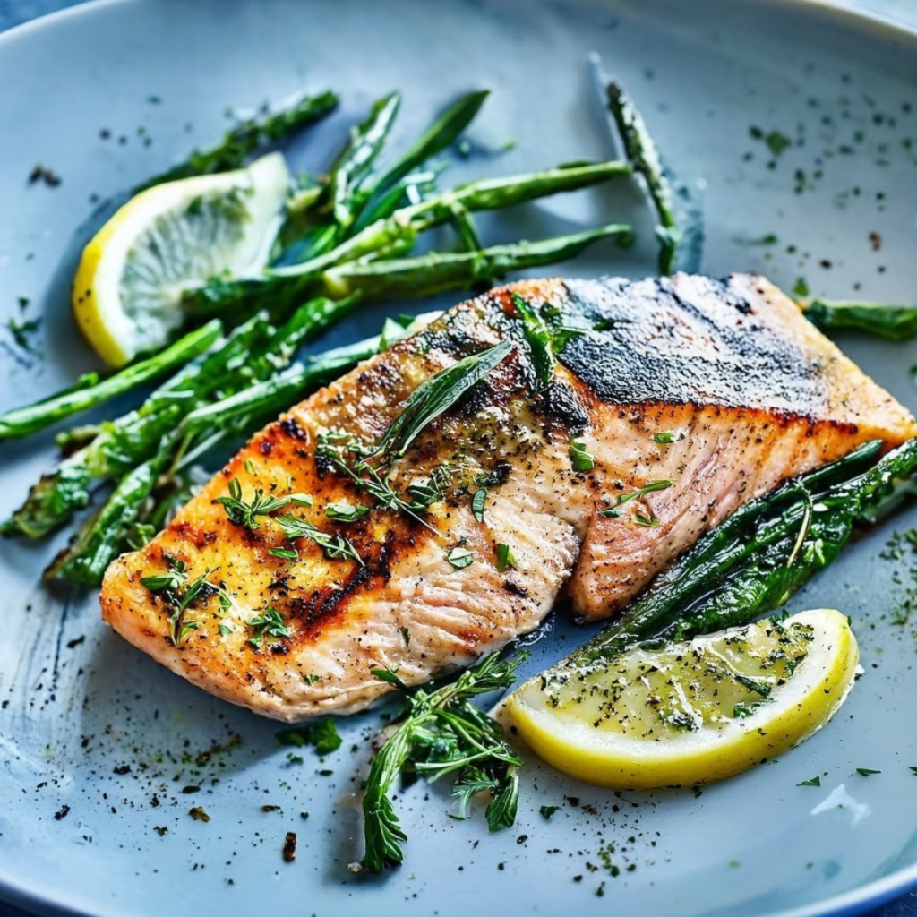 Grilled Lemon Herb Salmon Recipe